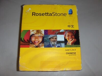 Rosetta Stone-Chinese (Mandarin)-Levels 1 2 3  Used No Headphones - Image 1 of 4
