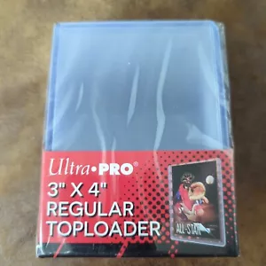 Ultra Pro 3" x 4" Regular Card Sleeves Size Toploader (25) New - Picture 1 of 4