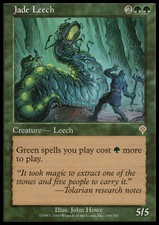 Magic the Gathering MTG Jade Leech (190) Invasion   LP