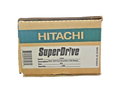 Hitachi 17407 #8 x 3 Dacro Waxed LOX Decking Screw Galvanized C8300TXG2 Grabber - Image 1 of 2