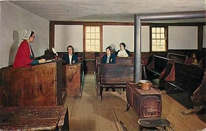 Candia Schoolhouse Old Sturbridge Village MASS Postcard MA 1965 - Picture 1 of 2