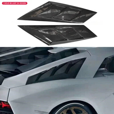 Cubierta de ventilación de admisión de capó de motor de carbono real para Lamborghini Aventador LP700 720 750 Foto 1 de 4