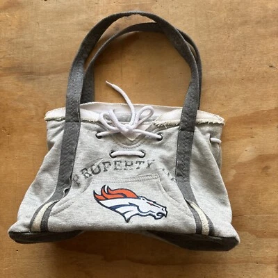 LITTLE EARTH Denver Broncos Purse Bag Pro-FAN-ity Gray and Black - Image 1 of 4