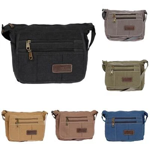 Damen Tasche Canvas Umhängetasche Schultertasche Crossover Bag Damenhandtasche - Bild 1 von 46