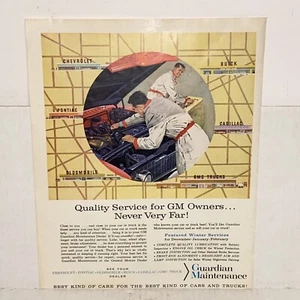 Vintage 1961 GM Guardian Maintenance Magazine Print Advertisement - Picture 1 of 8