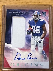2019 Panini Origins Darius Slayton RPA Red #/99 Rookie Jumbo Patch Auto RC 🔥 - Picture 1 of 2