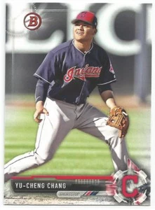 Yu-Cheng Chang Cleveland Indians 2017 Bowman Draft Baseball - Picture 1 of 3
