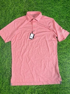 POLO JOHNNIE-O $110 MADDOX TOP SHELF PREP-FORMANCE IN CARAMELLE TAGLIA S 20x29 - Foto 1 di 9