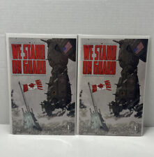 2 x Image Comic WE STAND ON GUARD #1 first printing cover A