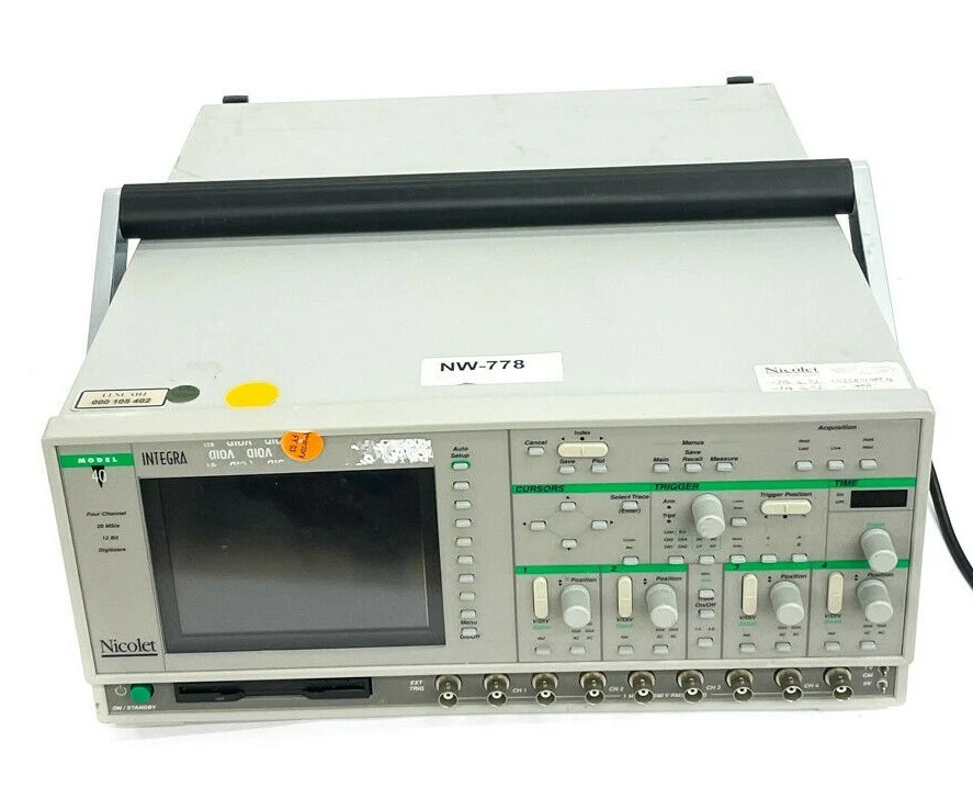 Nicolet Integra Model 40 Digital Oscilloscope 4 Channel 20 MS/a 12 Bit 5 MHz - Image 1 of 4