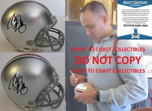 Robert Smith autographed Ohio State Buckeyes mini football helmet proof Beckett - Picture 1 of 5