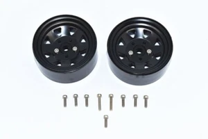 GPM Aluminium Beadlock Felgen 1.9 schwarz für Crawler #ZSP052BK - Bild 1 von 1