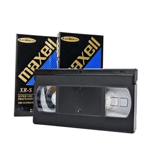 3x Maxell XR-S Black 60 Super VHS sVHS Video Kassette Videokassette - Picture 1 of 7