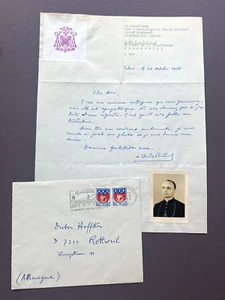 ANDRE BREHERET (†1972) Bischof/bishop Frankreich signed Konvolut von 1968 - Bild 1 von 1
