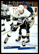 1993-94 Score International Stars Jari Kurri Los Angeles Kings #7 R130