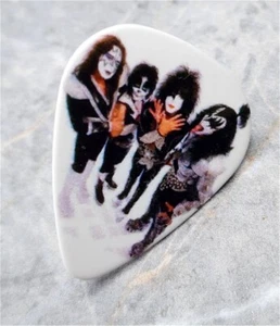 Kiss Group Picture Guitar Pick Lapel Pin or Tie Tack - Picture 1 of 2