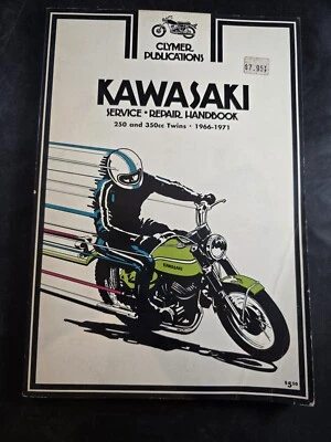 CLYMER PUBLICATIONS KAWASAKI MANUAL DE REPARACIÓN DE SERVICIO 250 350CC GEMELOS 1966-1971 Foto 1 de 4