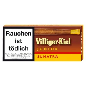 Villiger Kiel Junior Sumatra Cigarren mit Mundstück 5 Packungen je 10 Zigarren - Bild 1 von 1