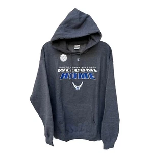 Air Force Rapid Dominance Mens Size M Grey Pullover Hoodie Sweatshirt NWT - Picture 1 of 6