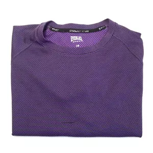 Everlast Sport Herren lila sportliches feuchtigkeitsableitendes Shirt Größe L distressed - Bild 1 von 12