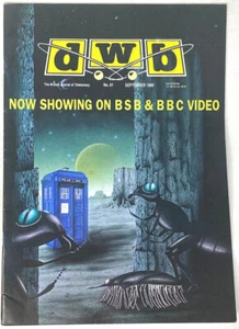 dwb # 81 - September 1990 - Doctor Who Fanzine - Picture 1 of 8