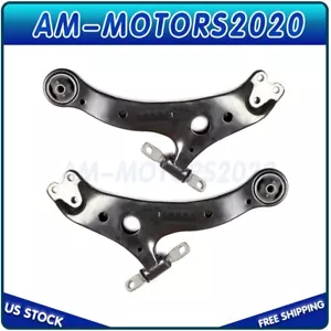 Fits 2006-08 Lexus RX400h 05-2011 12 Toyota Avalon 2pcs Front Lower Control Arms - Picture 1 of 5