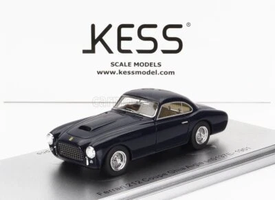 MODELLINO AUTO STATICO KESS FERRARI 212 GHIA AIGLE COUPE 1951 BLU SCALA 1/43 - Immagine 1 di 4