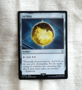 Sol Ring Artifact Magic the Gathering Final Fantasy Commander Card (NM) - Picture 1 of 2