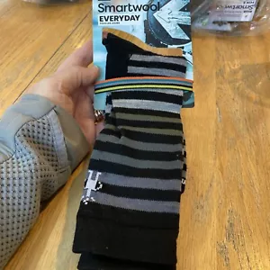 NUEVO CON ETIQUETAS Calcetines Smartwool Everyday Spruce Street Para Hombre L Rayas Crew - Imagen 1 de 13