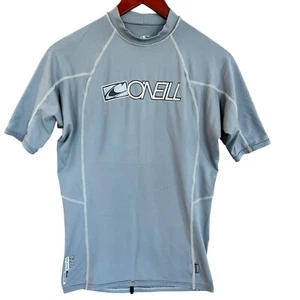 O'Neill Skins Swim Shirt Youth Boys XL Gray Rash Guard 6oz 50+Ultravlt Protectn - Picture 1 of 11