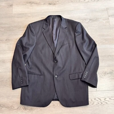 Abrigo Blazer Traje Chaqueta 2 Botones Emanuel Ungaro Hombre 42R Negro 100% Lana Deportivo Foto 1 de 4