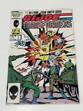 GI Joe and the Transformers # 1 1987 Marvel Comics G.I. JOE 1ST TEAM UP