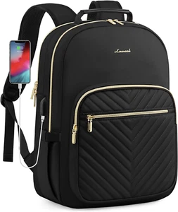 Laptop Backpack Purse for Women, Work Travel Computer Bags, College School Backp - Picture 1 of 12
