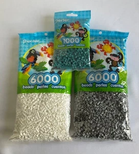 Lote de 3 cuentas fusibles Perler para manualidades nuevas - Imagen 1 de 3