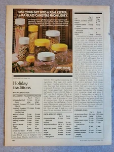 1979 página de publicidad de revista LeJar botes de vidrio vidrio Libbey anuncio impreso - Imagen 1 de 1