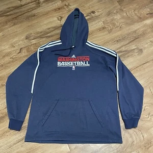 Adidas Washington Wizards NBA Basketball Hoodie Mens Size 2XT Fleece Pullover - Picture 1 of 7