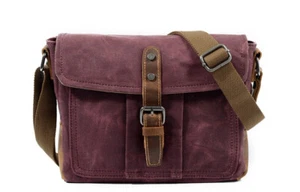 Waterproof Canvas Camera Bag Photography Travel Shoulder Bag Outdoor High Qualit - Picture 1 of 22