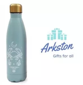 Cancer Zodiac Star Sign 500ML Stainless Steel Water / Drinks Hydration Bottle - Picture 1 of 4