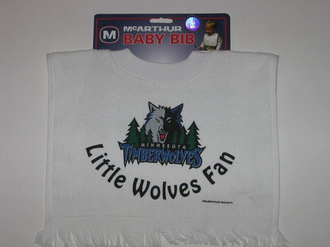 Minnesota Timberwolves Terry Velour Pullover Towel Baby Bib FREE SHIPPING!! Cover
