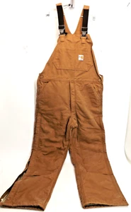 Carhartt Flame-Resistant Quick Duck® Bib Overall/Quilt-Lined- Men's size 34 x 36 - Picture 1 of 16