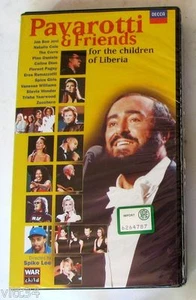 PAVAROTTI & FRIENDS FOR LIBERIA - VHS Nuova Unplayed - Picture 1 of 1
