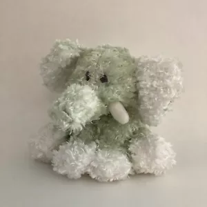 Baby Adventure by Animal Adventure Green Elephant Beanbag Plush 5" - Picture 1 of 7