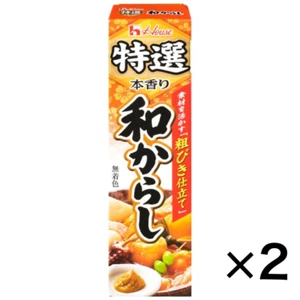 House Oriental Mustard Paste WaKarashi Single Spice 2Pack Set 42g Made in Japan - Picture 1 of 2
