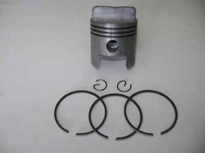 Motosierra Clinton D55 NOS .020 O/S pistón con 0.020 anillos O/S y retenedores de pasador de muñeca Foto 1 de 2