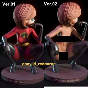 3Größen Elastigirl 3D Druck Figur GK Modellbausätze unbemalt unmontiert Garage Bausätze - Bild 1 von 15