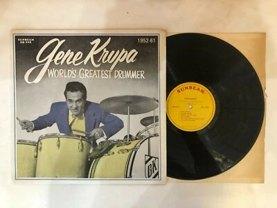 Gene Krupa ‎– The World's Greatest Drummer 1952-61 LP- Sunbeam – SB-225 - Image 1 of 2