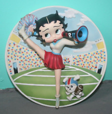 SCHOOL SPIRIT Betty Boop Sculptural Plate The Danbury Mint Plate #A1708