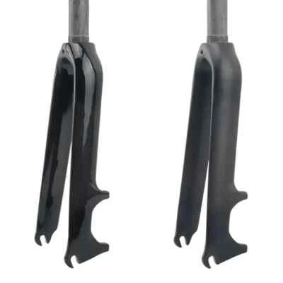 Carbon Fibre Road MTB Folding Bike Front Forks 14 16 18 20 22 Inch Disc Brake - Image 1 of 4