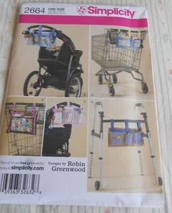SIMPLICITY Rollator Cart ORGANIZER SCHNITTMUSTER 2664 VON 2009 - Bild 1 von 1