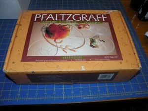  Pfaltzgraff festivities lobster and shellfish Glassware Festivities NEW IN BOX - Picture 1 of 5